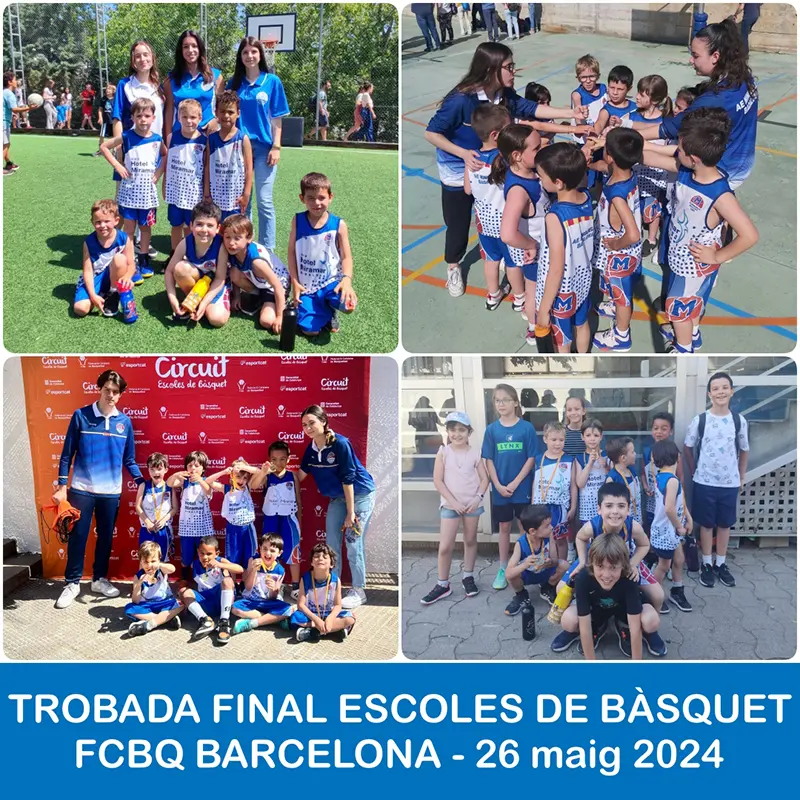 Trobada final d'Escoles de bàsquet de Barcelona